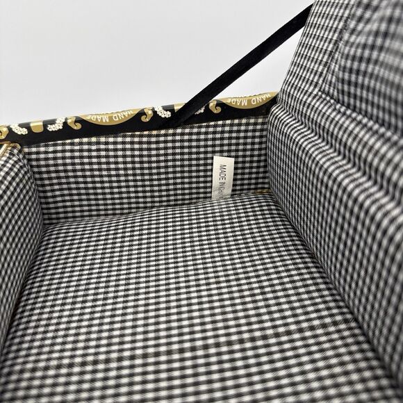 NYC Cigar Box Novelty Purse Bag Beaded Skyline Funky Style - Picture 11 of 12